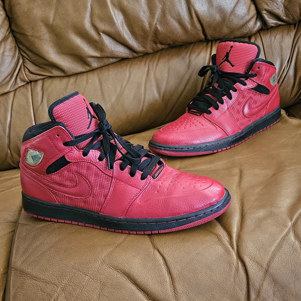Men's Nike Air Jordan 1 High Retro OG 97 TXT Gym Red Size 11.5 - Picture 4 of 14